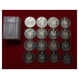 (16) Canada Proof Like Half Dollar Coins