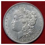 1878 Morgan Silver Dollar - 7/8 Tail Feathers