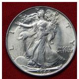 1944 Walking Liberty Silver Half Dollar