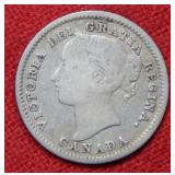 1886 Canada Silver Dime