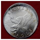 1oz Silver Sunshine Mint - Off Center Strike