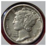 1925 Mercury Silver Dime