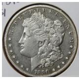 1890 CC Morgan Silver Dollar