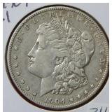 1904 S Morgan Silver Dollar Coin