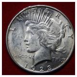 1923 S Peace Silver Dollar Coin