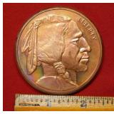 5oz .999 Copper Golden State Mint Round/Buffalo