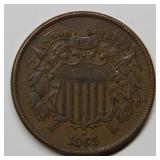 1865 Two Cent Piece
