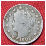 1902 Liberty Head Nickel Coin