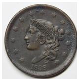 1838 Large Cent Coin