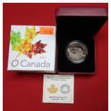 2014 Canada $10 Silver Coin - O Canada Bison