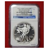 2013 W Silver Eagle 1oz NGC SP70 Enhanced Finish