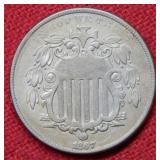 1867 Shield Nickel