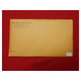1959 US Mint Silver Proof Set - Unopened Envelope