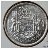1956 Canada Silver Half Dollar Coin