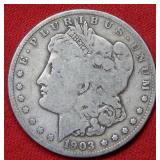 1903 S Morgan Silver Dollar Coin