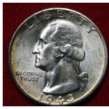 1943 D Washington Silver Quarter