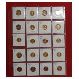 (20) Proof Lincoln Cents - back to 1957