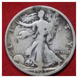 1923 S Walking Liberty Silver Half Dollar Coin
