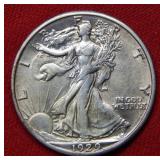 1929 S Walking Liberty Silver Half Dollar Coin