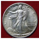 1939 Walking Liberty Silver Half