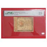 1779 Continental Currency FR#CC-88 $2 PMG 25