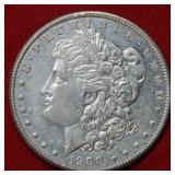 1900 Morgan Silver Dollar Coin