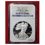 2007 W Silver Eagle 1oz Dollar NGCPF70 Ultra Cameo