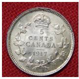 1917 Canada Half Dime