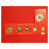 1976 Papua New Guinea 6 pc Proof Coins