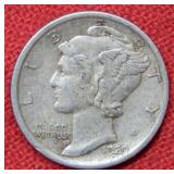 1920 Mercury Silver Dime