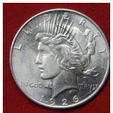 1926 D Peace Silver Dollar