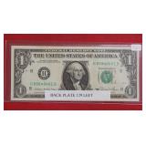 1981 $1 Fed Res Note - minor error