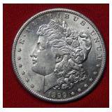1899 S Morgan Silver Dollar Coin