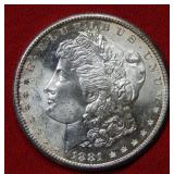 1881 S Morgan Silver Dollar Coin