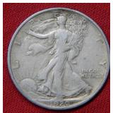 1920 Walking Liberty Silver Half Dollar