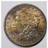 1888 S Morgan Silver Dollar - Golden Toning