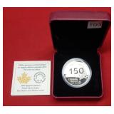 2017 Proof Canadian Silver Dollar