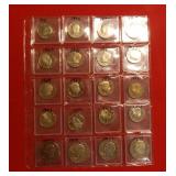 Proof -16 Kennedy Halves and 4 Ikes - back to 1971