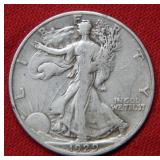 1929 D Walking Liberty Silver Half Dollar Coin
