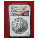 2016 Silver Eagle 1os NGC MS70