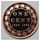 1908/1998 Canada Cent Commemorative