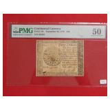 1778 Continental Currency FR#CC-84 $40 PMG 50