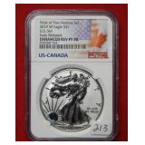 2019 W Silver Eagle Enhanced REV PF70