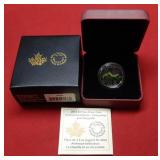 2014 $3 Canada Silver Caterpillar Coin