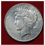 1927 S Peace Silver Dollar Coin