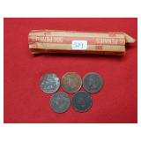 Roll of Indian Head cents