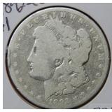 1892 CC Morgan Silver Dollar Coin