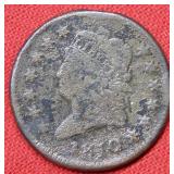 1810 Large Cent - grainy
