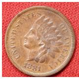 1881 Indian Head Cent
