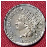 1859 Indian Head Cent - Copper Nickel